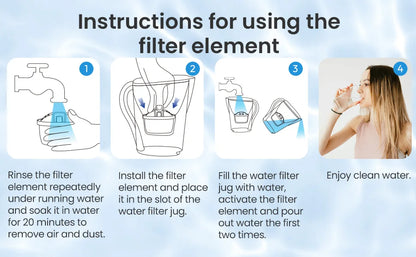 Reimol 12-Pack Replacement Water Filter Cartridges Compatible with BRITA MAXTRA+ and MAXTRA Pro, Fits BRITA Jugs and Kettles