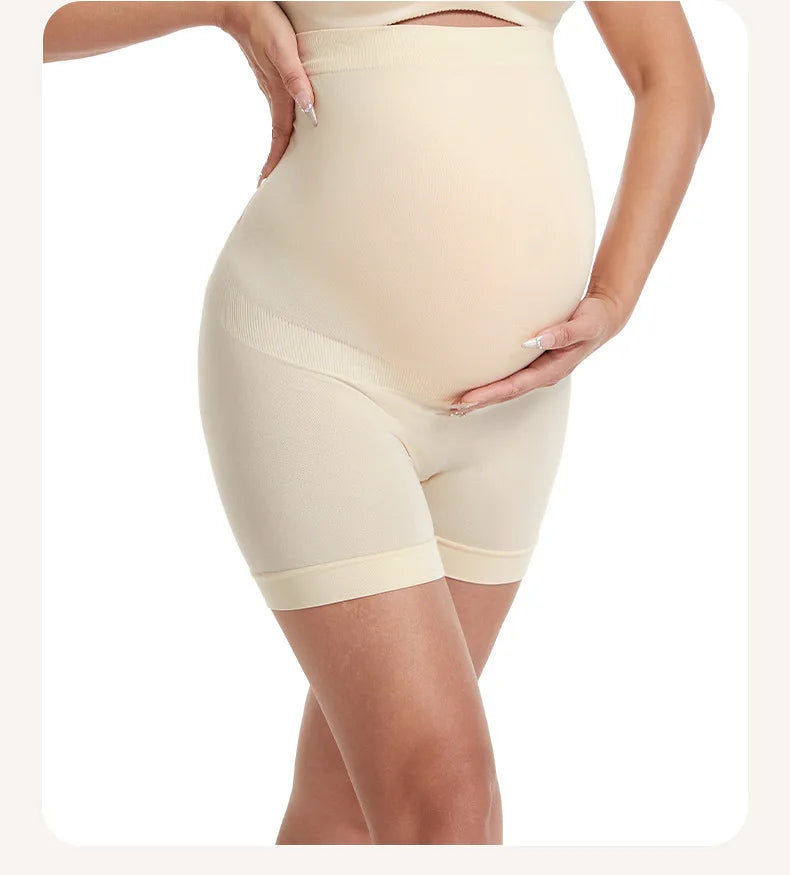 High Waist Seamless Maternity Pants Pregnant Women Comfortable Safety Panties Knickers Ladies Pregnancy Short Leggings Underwear