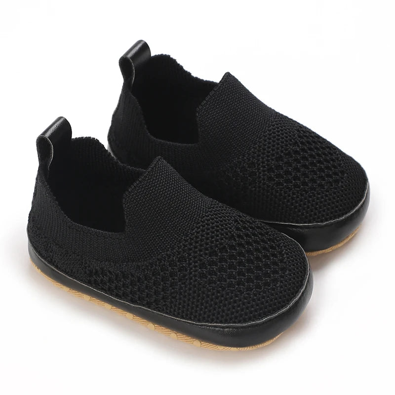 HAIZHIW 0-18M Baptism Newborn Baby Prewalker Girls Boys Casual Shoes Leather Non-Slip Soft-Sole Infant Toddler First Walkers