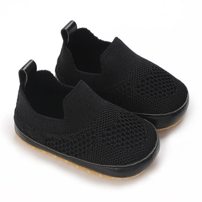 HAIZHIW 0-18M Baptism Newborn Baby Prewalker Girls Boys Casual Shoes Leather Non-Slip Soft-Sole Infant Toddler First Walkers