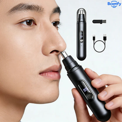Electric Nose Hair Trimmer Portable Painless Clipper for Men And Women Waterproof Ear And Eyebrow Trimmer for Face Hair Clean