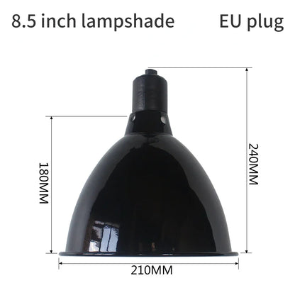 Deep Dome Reptile Lampshade 5.5/8.5/10 Inch Light Fixture Snakes Lizards Geckos Terrariums Anti-scald Reptile Protective Shade