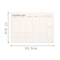 2024 Weekly Planner Agenda A5 Notebook Planner Pouch 52 Weeks Planner Schedules Stationery School Office Supplies Stationery