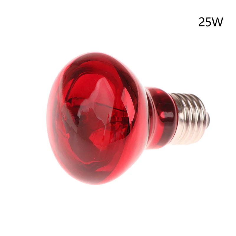 25/40/50/60/75/100W E27 UVA Poultry Bulb Infrared Night Light Day Poultry Heating Bulb For Plants Amphibians Reptile Pets