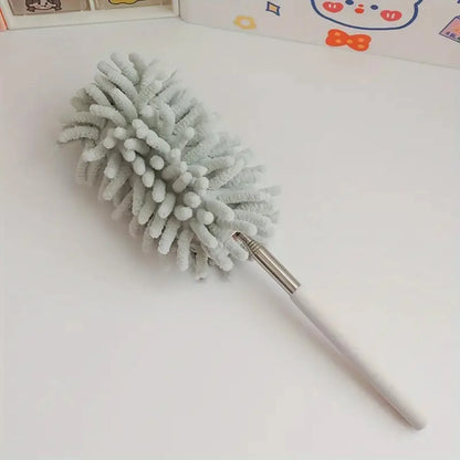1 retractable anti-static dust brush, used for car cleaning, can clean car dust, windshield cleaning tool