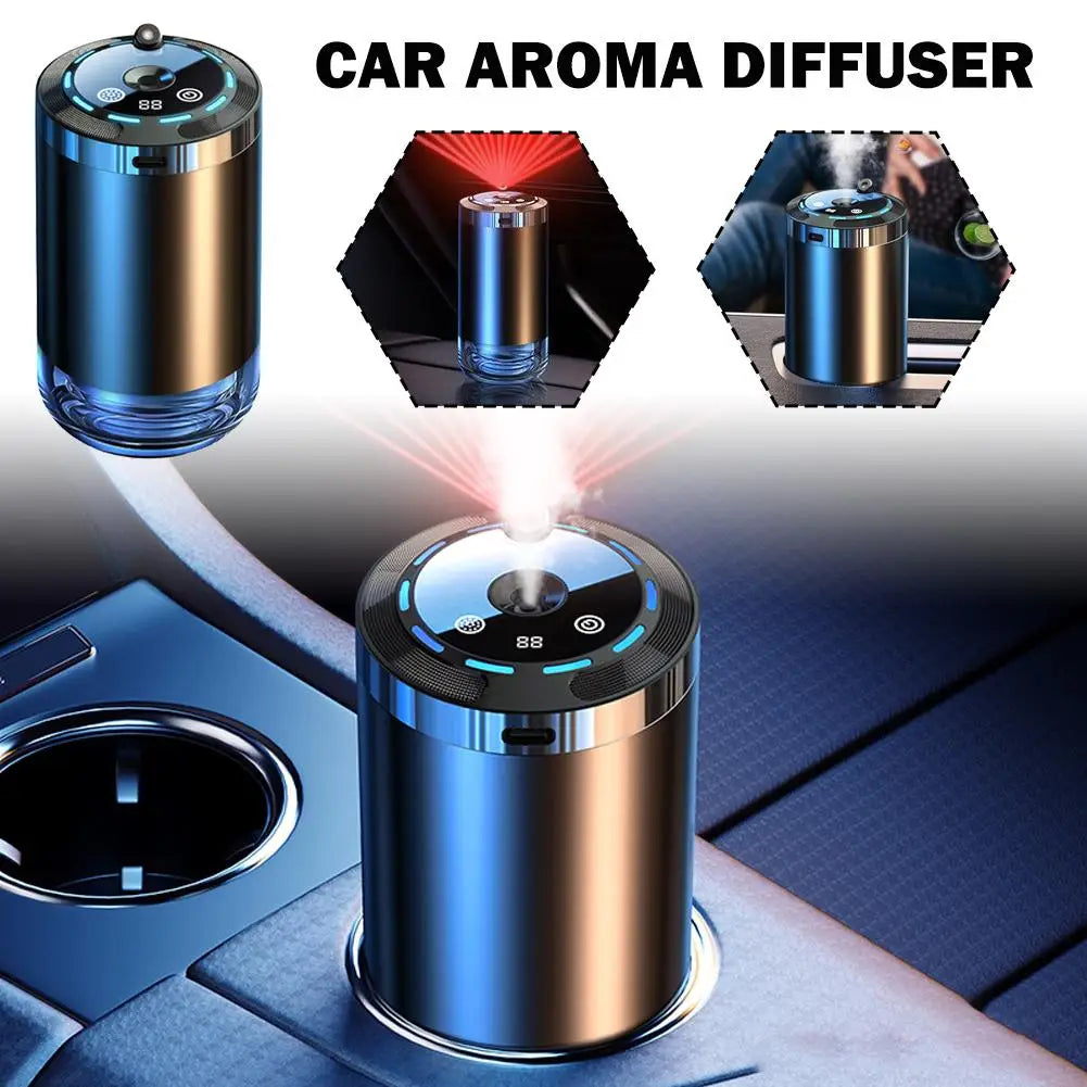 Smart Car Air Freshener Adjustable Car Smell Air Freshener Automatic Car Scent Starry Sky Ceiling Ambient Light Car Accessories