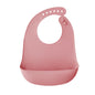 1PC Portable Baby Silicone Bib Ultra-thin Silicone Drool Bag Waterproof And Easy To Clean A Bib For Feeding Children And Infants