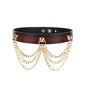 Genuine Leather Series Collar Slave Bed Neck Restraint Belt Strap BDSM Female Couple Bondage Erotic Fun Sex Toys Adult Games