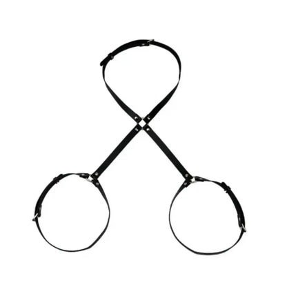 BDSM Bondage Body Harness for Couples Adjustable PU Leather Erotic Suspenders Underwear Straps SM for Adults Clitoris Stimulatio