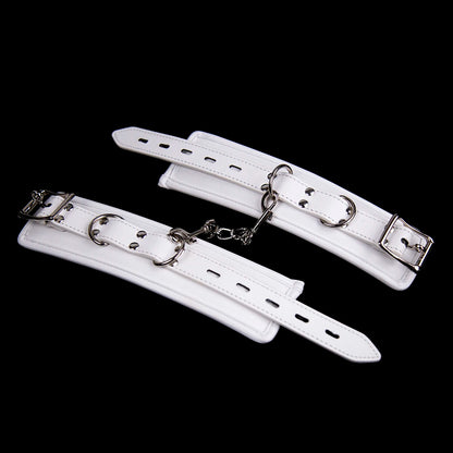 Puppy Play Soft and Comfortable Bondage Restraints Handcuffs Collar Wrist Ankle Cuffs for Fetish Erotic Adult Sex Games Couple