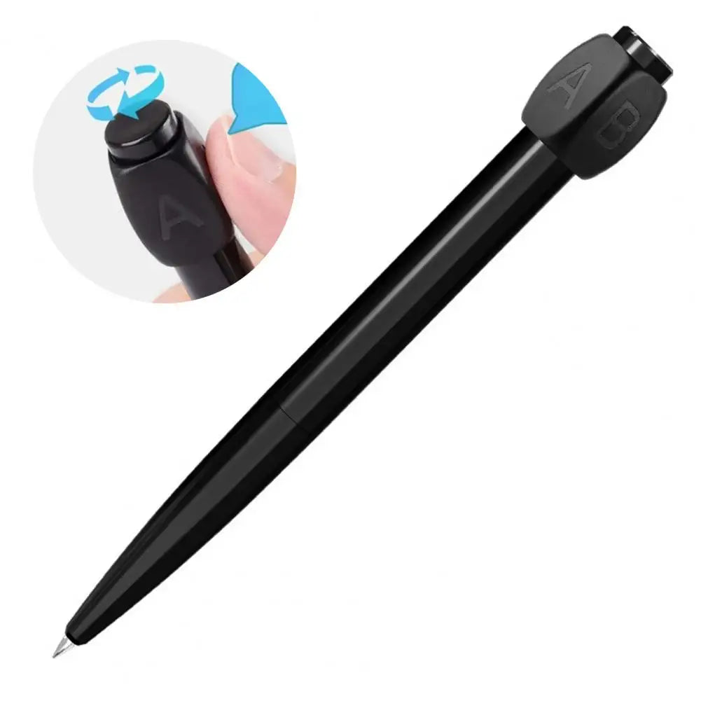 Funny ABCD Rotation Answer Gel Pen Ballpoint Silent Bearing Relieve Anxiety Novel Design Rotation Gel Pen School