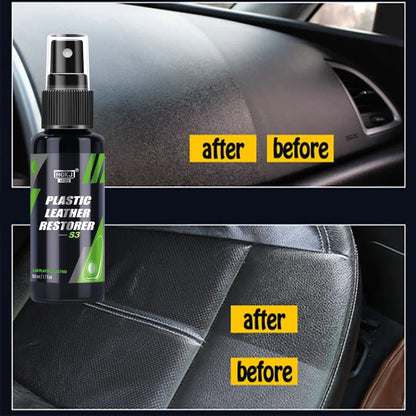 Car Product Hgkj S3 Liquid Leather Plastic Renovator Restorer Coat Wax Car Interior Seat Leather Restoration Repair Agent