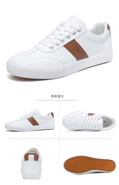 Sneakers Men 2026 Spring Board Shoes Men's Casual Shoes Breathable Student Casual Shoe Low Cut Color Blocked Men's Shoes