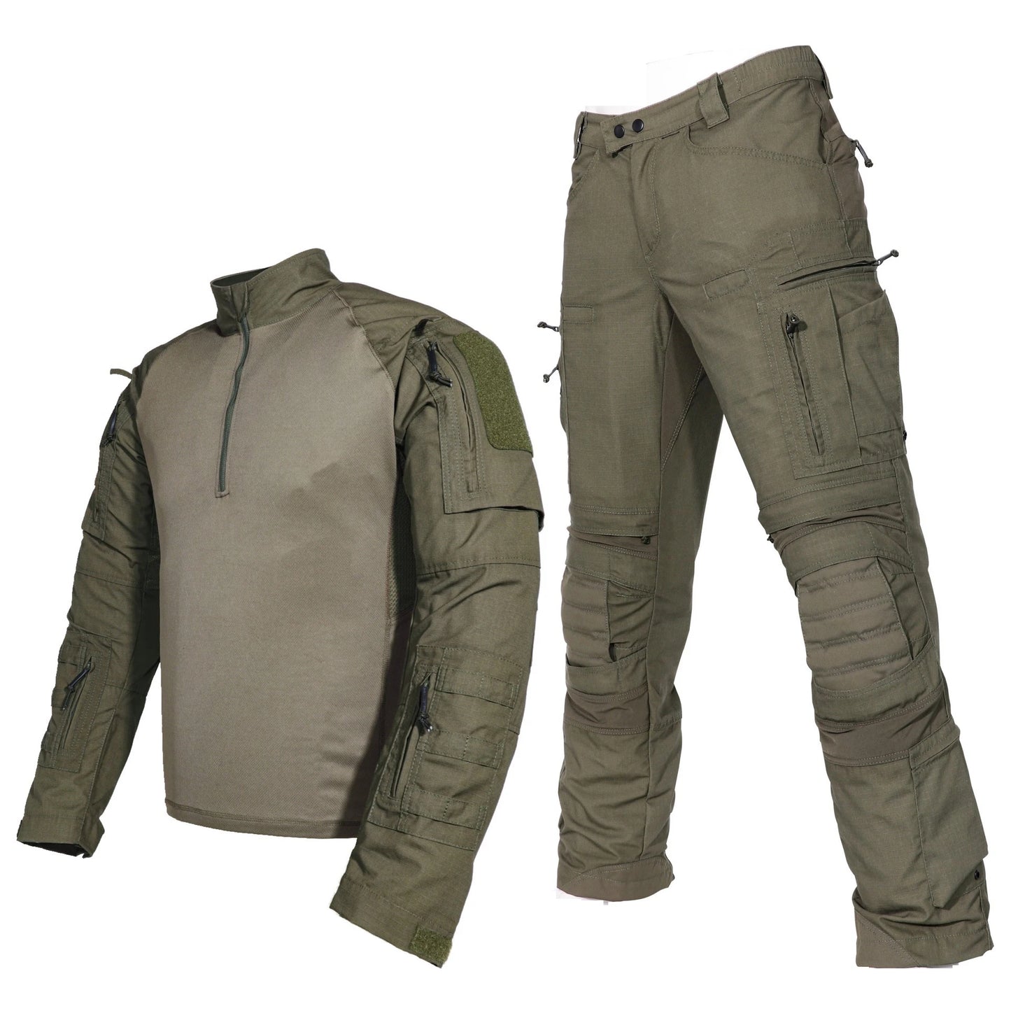 2026 Spring Autumn Men'sTactics Sets Wear Resistant Uniform Shirts Outdoor Sports 2-piece Suits Breathable Frog suit Cargo pants