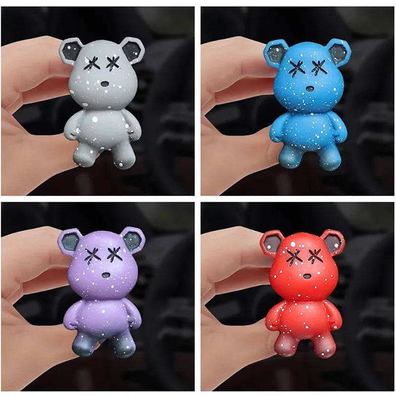 Bear Car Air Freshener Outlet Vent Perfume Clips Fragrance Conditioning Aromatherapy Perfume Clip Car Interior Decoration