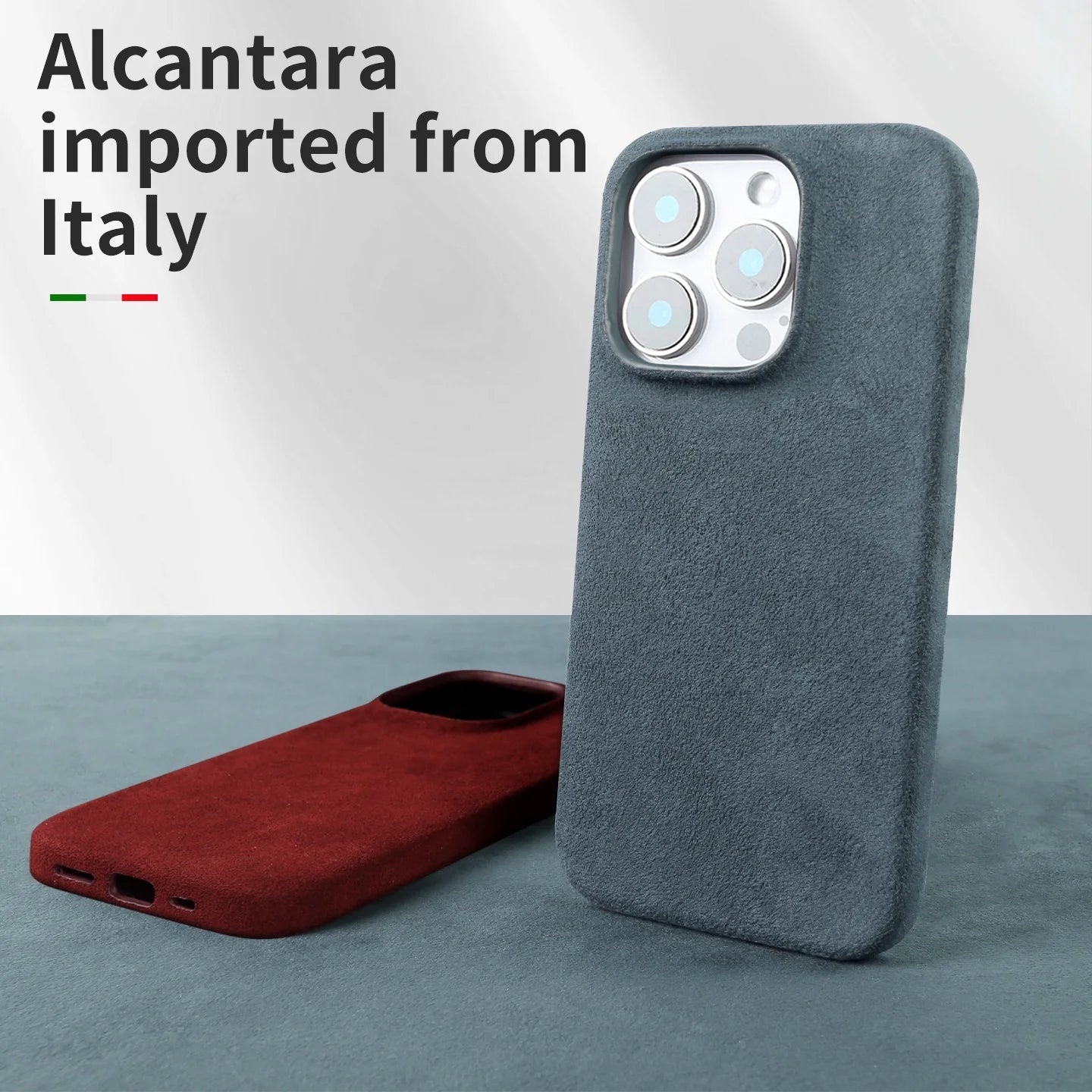 Full Coverage Magnetic Case For IPhone16 Pro 17 15 14 13 12 for ALCANTARA Magsafe Artificial Leather Supercar Suede Phone Cover