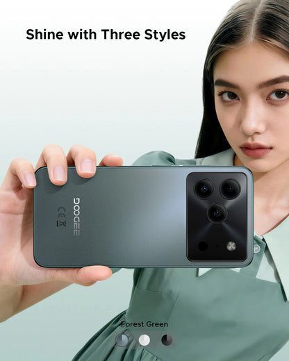 DOOGEE Note56 Pro Smartphone 32GB+128GB Android 16 6150mAh Battery 6.56'' 90Hz Screen 13MP+8MP Widevine L1 NFC Cell Phone