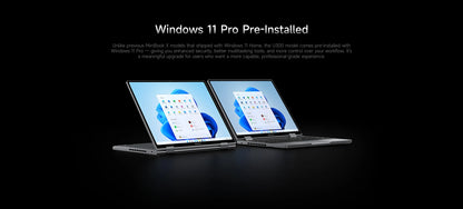 CHUWI MiniBook X Laptop Tablet PC 2 In 1 16GB 512G SSD Intel U300/N150 10.51 Inch FHD IPS Screen 1920*1200 Windows 11 Notebook
