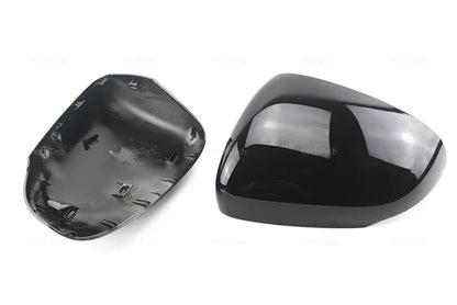For Mercedes-Benz W177 V177 C118 X118 2018-2023 Black Carbon Fiber Car Rear View Door Wing Side Mirror Cover Caps Shell Case