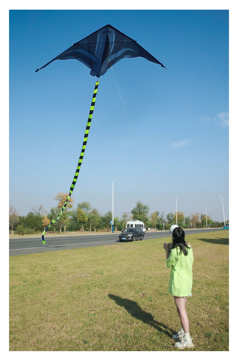 Yongjian 2m Aircraft Kite Delta Kite Suitable for Outdoor Camping with Large Adult Kites Beach Camping Activities