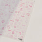 Collage Text English Letter Musical Note Star Graffiti Colorful 5D Love Heart Bowknot Nail Art Sticker Adhesive Manicure Decals