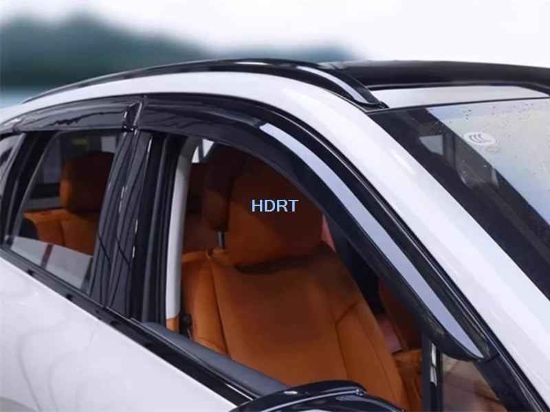 Car Style Side Window Wind Deflector Vent Visor Sun Rain Guard Shelter Weather Shield Cover Accessories For Leapmotor C10 2024 +
