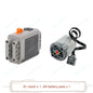MOC Power Functions M/L/XL Motor Battery Box IR Remote Receiver for RC Car Robot Model Building Blocks Technical Modified Parts