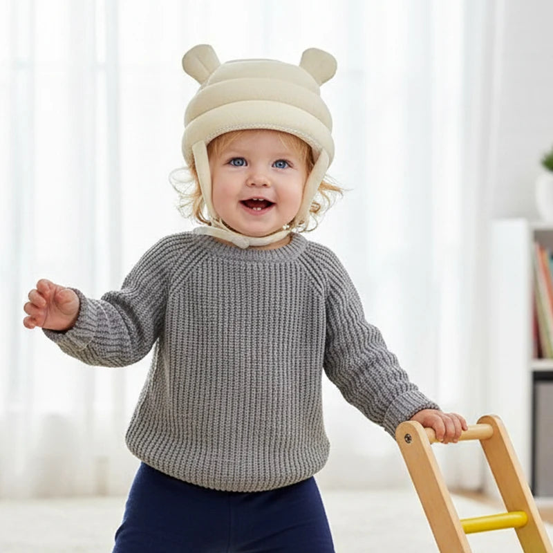 Baby Walking 360 Head Protection and Anti Fall Hat Children's Anti-collision Breathable Baby First Walking Head Protection Pad