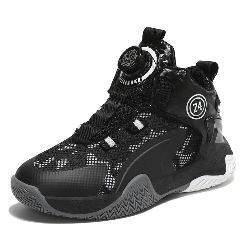 Children Basketball Sneakers Boys Shoes Kids Skater Casual Sneaker Non-Slip Sports Shoes for Boy Basket Training Child Tennis