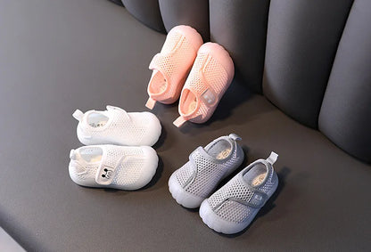 Baby Casual Shoes Toddler Boy First Walkers Summer Girls Mesh Breathable Tenis Sport Shoes 0-3 Years Kids Infant Shoes Prewalker