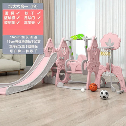 Tqh Children Slide Indoor Home Child Baby Slide and Swing Combination Baby Small Toy Family Amusement Park