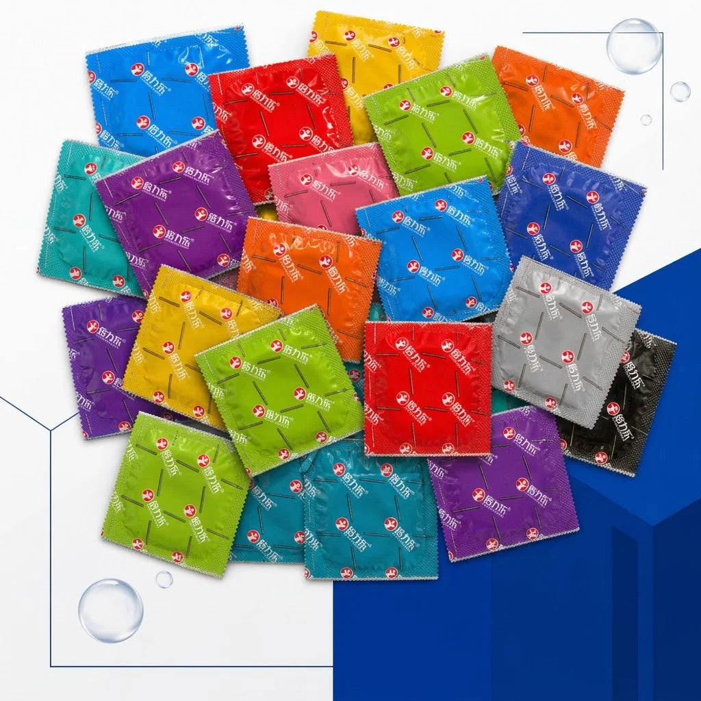 Random Condoms Smooth Surface, Male Safe Sex Health Care, Discreet Package
