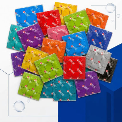 Random Condoms Smooth Surface, Male Safe Sex Health Care, Discreet Package