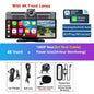 Srnubi 10.26" Dash Cam Rearview Carplay Android Auto 4K DVR Navigation Player Dual Len Recorder Dashboard WIFI BT