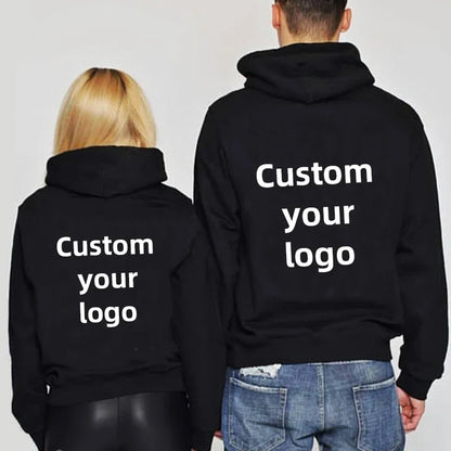 Customized hooded shirt for men and women, featuring photos and logos of your design. High end gifts in EU sizes