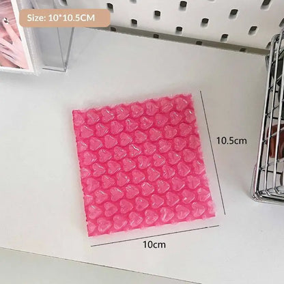 ✔Heart-Shaped Bubble Mailer Padded Envelopes,Cute Pink Bubble Wrap Shipping Bags for Small Business & Gift Packaging