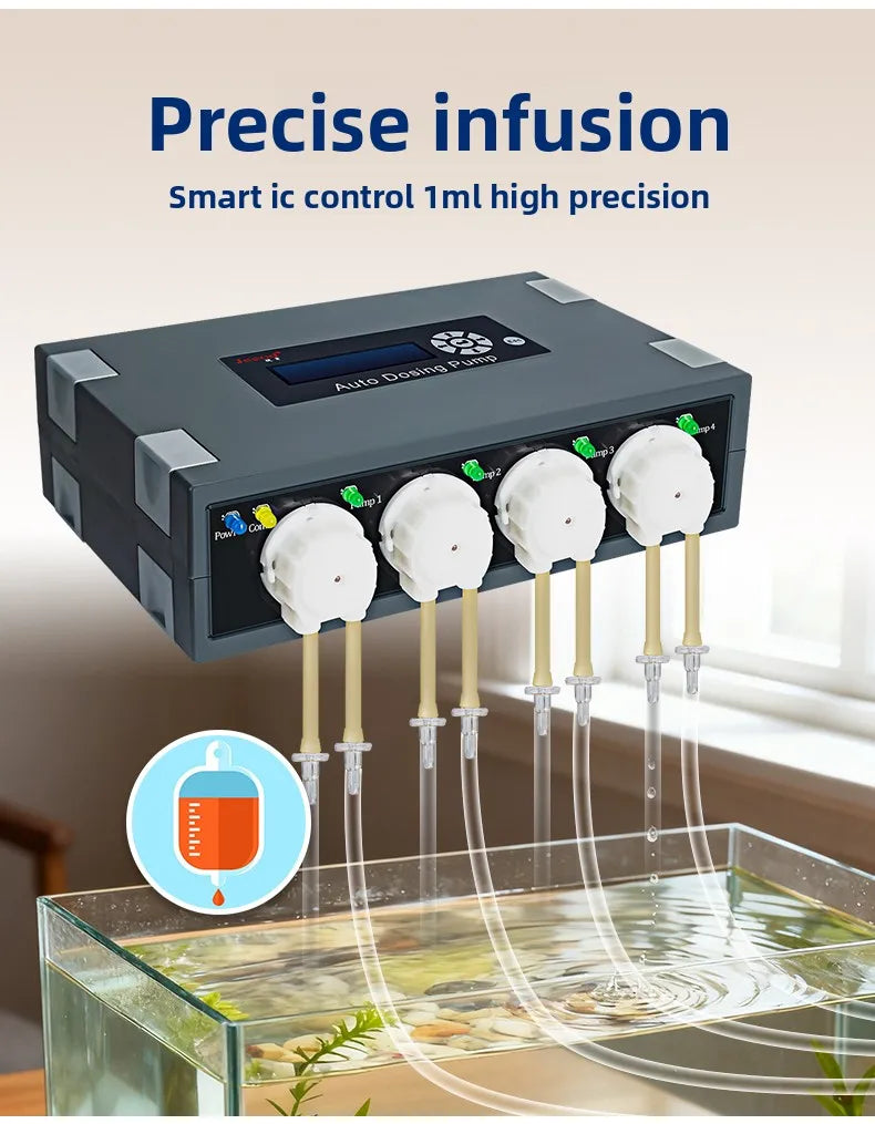 JEBAO DP-4 DP-5 DP-2 DP-3S DP-4S DP-3 Automatic titration pump peristaltic pump Dosing pump Aquarium automatic infusion machine