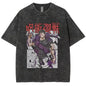 Anime Jujutsu Kaisen Gojo Satoru T Shirts Washed Men Women Cotton Harajuku T-Shirts High Quality Retro for Men Women Tops Tees