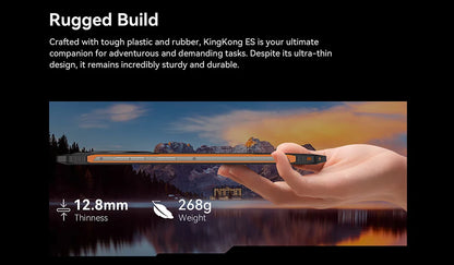 Ultra-thin Rugged Android Smartphone Cubot King Kong ES, 6.56" 90Hz Screen, 16GB RAM(6GB+10GB), 128GB ROM, 48MP Camera, 4G Phone