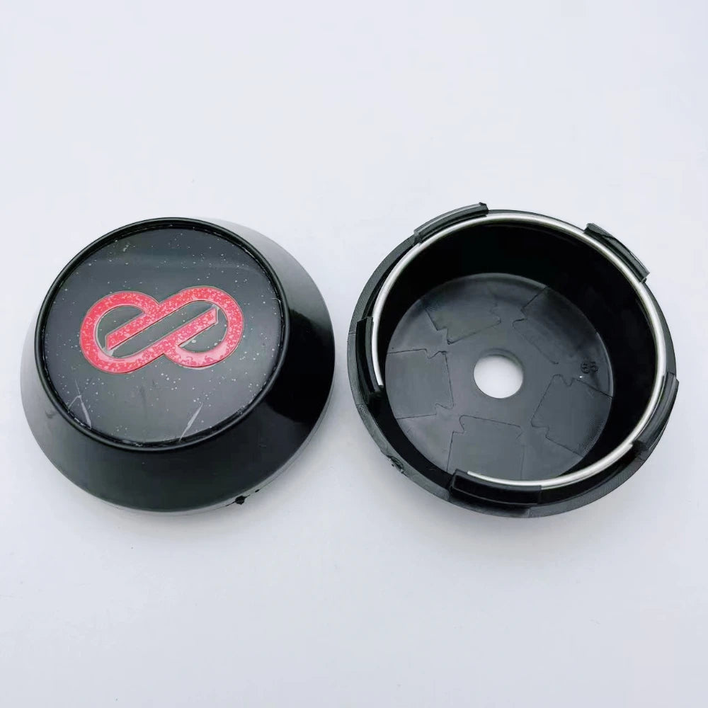 4pcs 60mm 64mm 65mm 68mm 69mm  Car Wheel Center Caps With Enkei Logo Emblem Car Accessories for Wheel Hubcaps Hub Cover High Cap