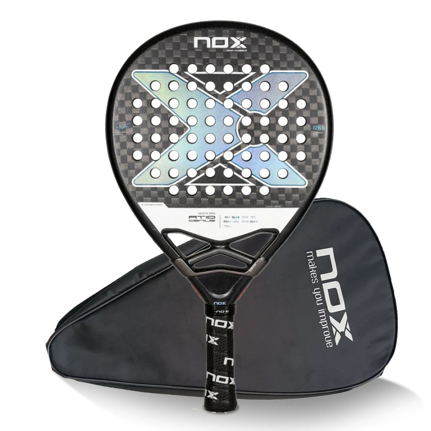 Nox 3D Carbon Fiber Power Racket, Stereo Structure Rebuild Tennis Hit Experience, Immersive Advanced Court, Tech Enabled 2023-26