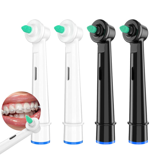 Replacement Brush Heads for Interdental/Braces Teeth, Oral Hygiene Wisdom Tooth Fissures, and Orthodontic Tip D100/D25/D30/D32