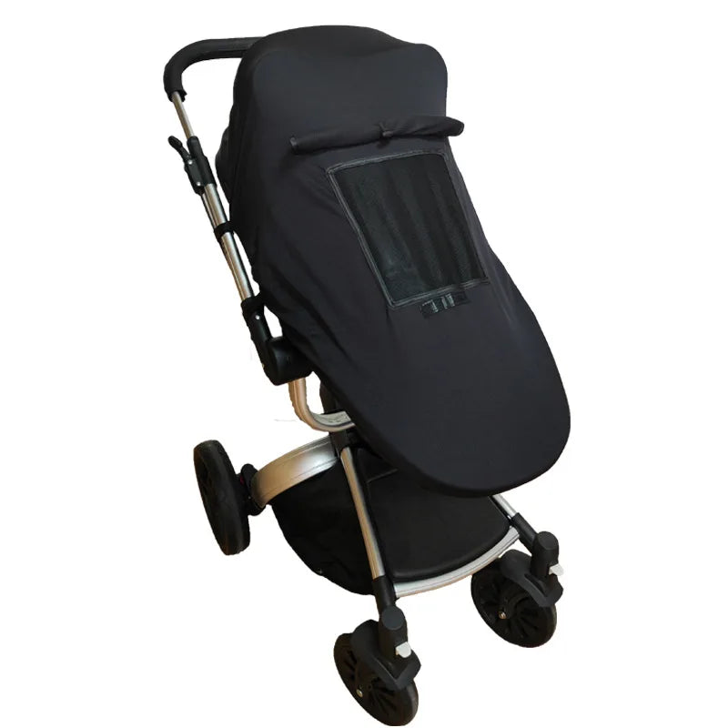 Baby Stroller Rag Shade Blocks UV UVB Sun Rays Cover Car Awning Mosquito Insect Net Mesh RainTent Stroller Protection Accessory
