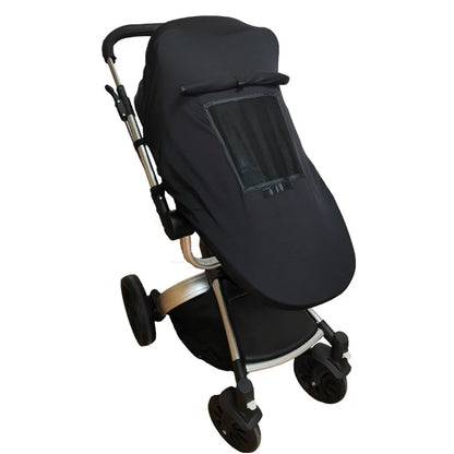 Baby Stroller Rag Shade Blocks UV UVB Sun Rays Cover Car Awning Mosquito Insect Net Mesh RainTent Stroller Protection Accessory