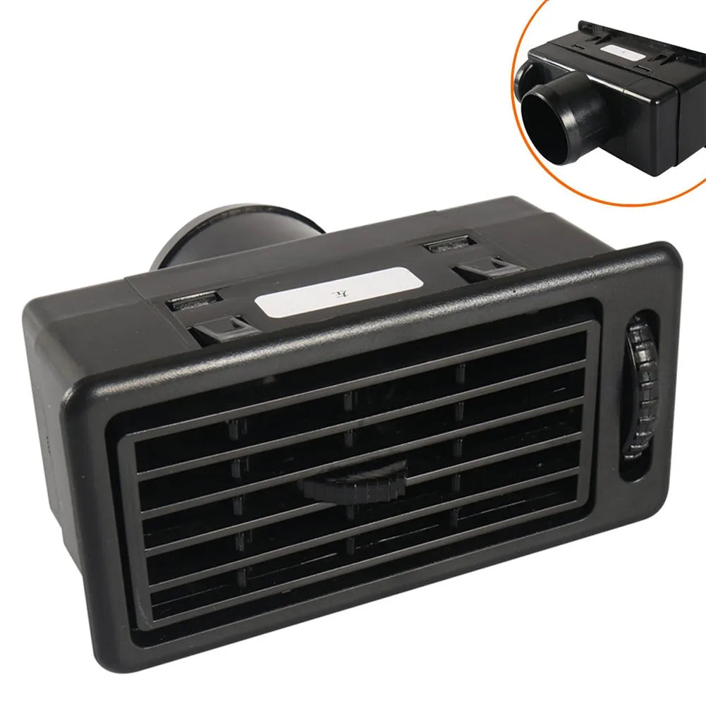 Car Air Conditioning Vent Ventilation 120*60mm Car Trailer Heat AC Dash Ventilation Outlet Universal Center Console Air Outlet
