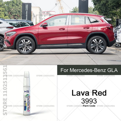 Car Paint Repair Pen Touch Up Scratch Remover DIY Auto Accessories For Mercedes-Benz GLA Jewel Blue Polar White Rose Gold Red