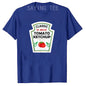 Red Ketchup Yellow Mustard DIY Costume Matching Couples Groups Halloween T-Shirt Gifts Lazy Easy Condiments Costumes Couple Tops