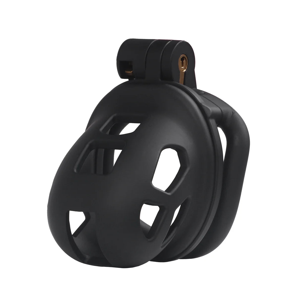 2026 New Chastity Lock Cage SM Flirting Breathable Resin Male Virginity Device Fetish Male Penis Lock with 4 Rings