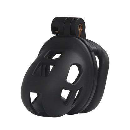 2026 New Chastity Lock Cage SM Flirting Breathable Resin Male Virginity Device Fetish Male Penis Lock with 4 Rings