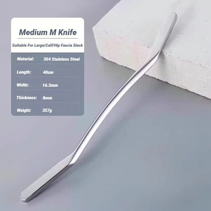 Gua Sha Scraping Massage Tool For Large Muscles Soft Tissue Mobilization 304 Stainless Steel Fascia Knife M Guasha Therapy